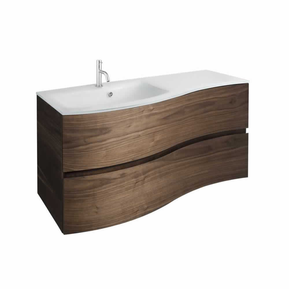 Svelte 100 Unit & Ice White Glass Basin